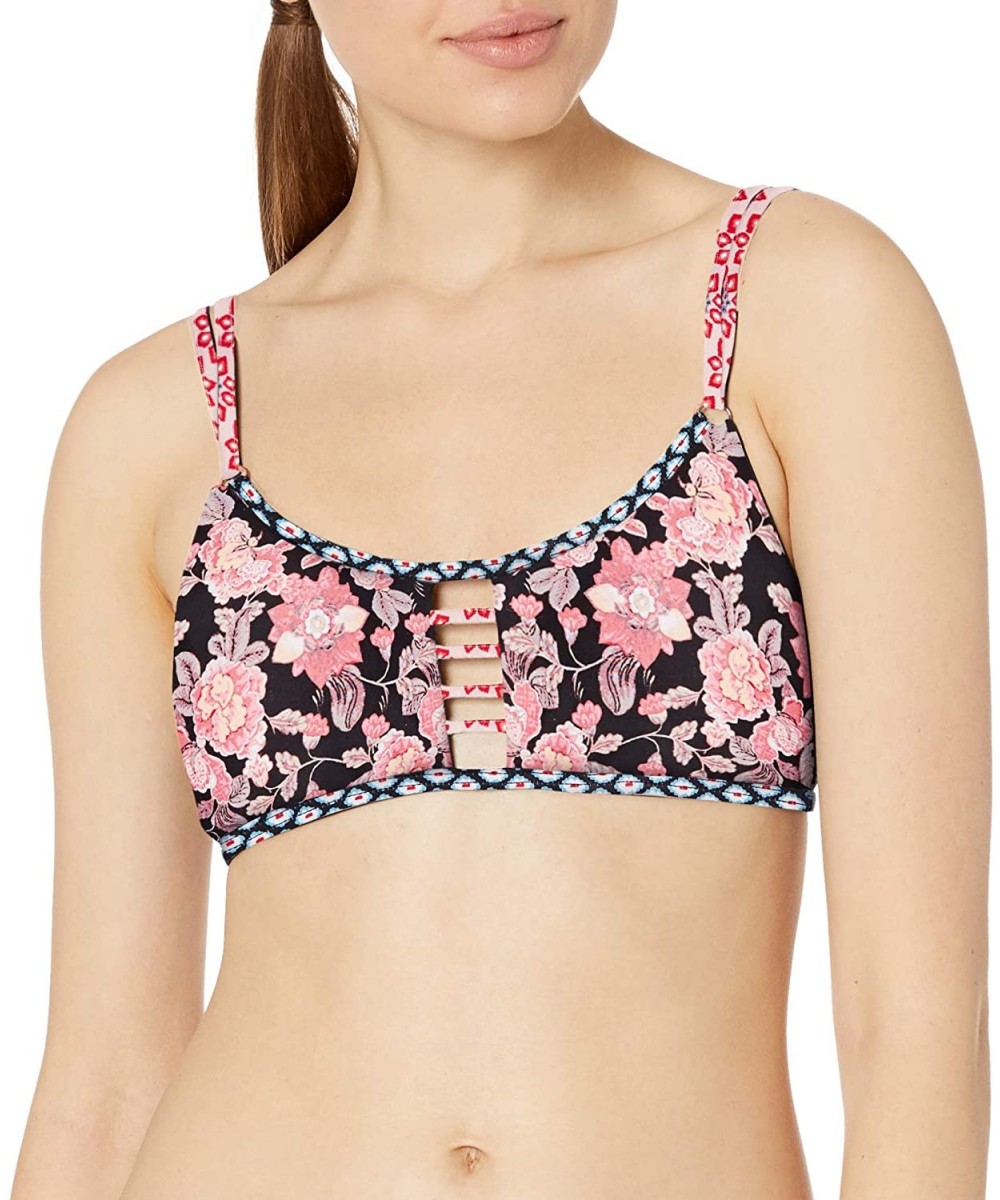 Women's Trellis Bralette - Camellia - CD18736CIHA $27.70-Tops