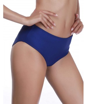 Womens Bikini Bottoms Swim Bottoms Swimsui Swim Briefs - Navy2&full Coverage - CH18O8C52EH $15.19-Board Shorts