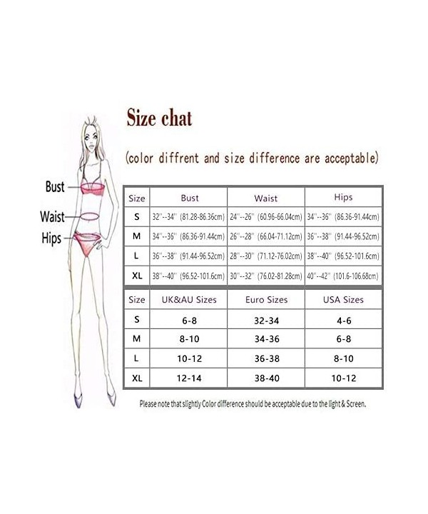 Women Swimsuits Round Collar Swimwear Low-Waisted Bikini - Khaki - C118U30AT4O $15.19-Racing