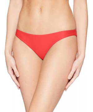 Women's Quick Dry Compression Solid Bikini Surf Bottom - Speed Red - CJ189QSQMKG $39.26-Tankinis