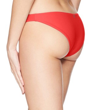 Women's Quick Dry Compression Solid Bikini Surf Bottom - Speed Red - CJ189QSQMKG $39.26-Tankinis