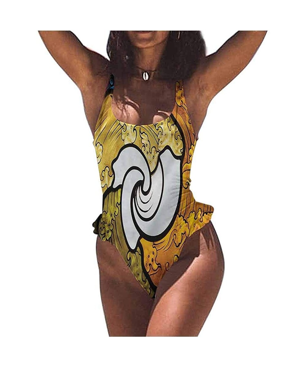 Bikini Set Trippy Art- Creepy Octopus Triangles Comfortable and Sexy - Multi 11-one-piece Swimsuit - CQ19E772LIZ $47.83-Bottoms