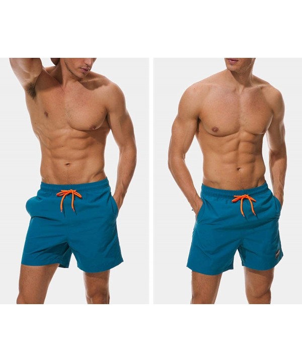 Swimwear Swim Shorts Trunks Beach Board Shorts Swimming Pants Swimsuits - Red - CS18U82DTXA $44.21-Board Shorts