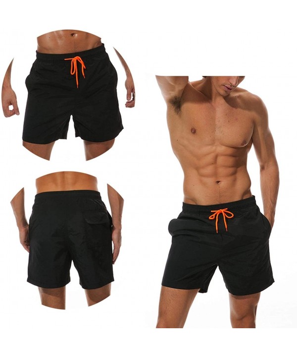 Swimwear Swim Shorts Trunks Beach Board Shorts Swimming Pants Swimsuits - Red - CS18U82DTXA $44.21-Board Shorts