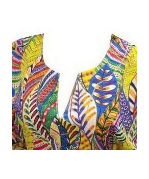 Dress Beachwear Boho Bikini Cover up Top Tunic Caftans Womens Tie Dye Drawsting - Multicolor_e706 - CB11DWT48QZ $21.01-Cover-Ups