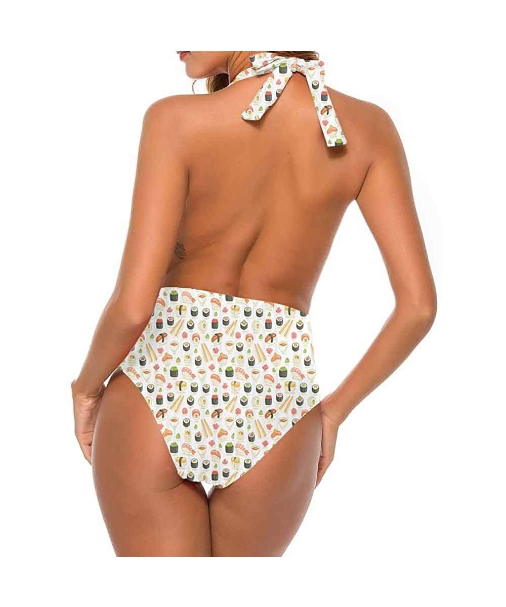 Sexy Swimwear Swimsuit Cartoon Xmas Elements So Unique and Different - Multi 03 - CP19CZOOE7I $39.01-Cover-Ups