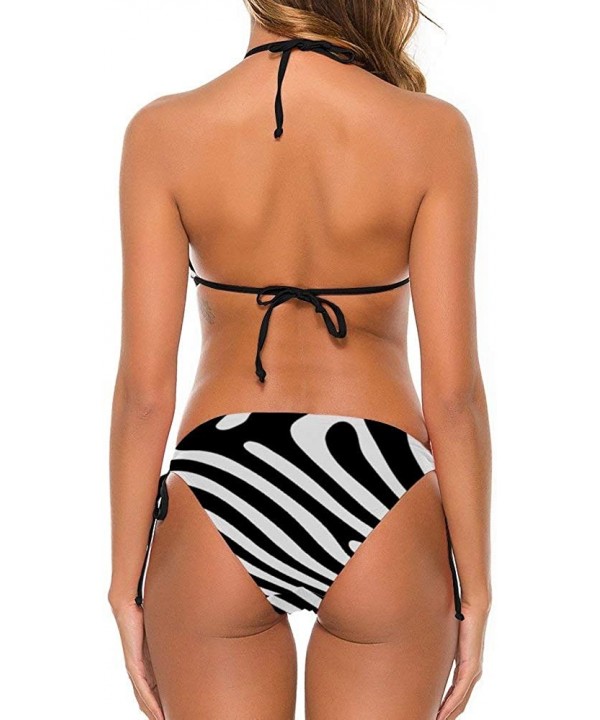 Bikini Sets Tropical Stretch Peach Bathing Suits for Women - White-147 - 2 - CU199RXOG8X $22.04-Sets