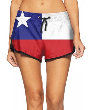 Women's Stretch Swim Trunks Belize Flag Summer Beach Shorts Slim Fit Board Shorts - White-272 - C9192WQK524 $33.16-Board Shorts