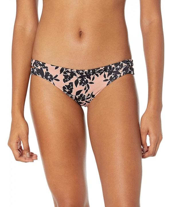 Women's Isla Floral Medium Bikini Bottoms - Cork - CZ18CD96YY4 $34.35-Tankinis