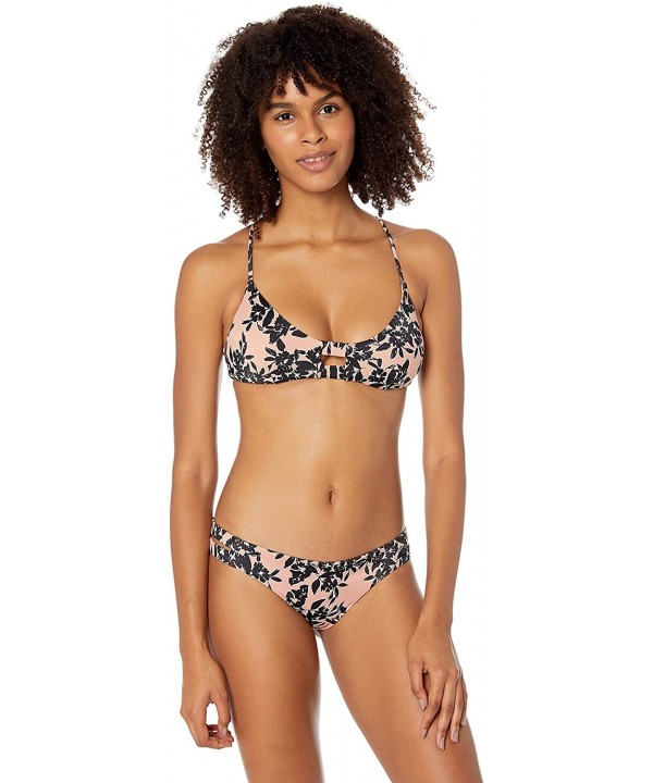 Women's Isla Floral Medium Bikini Bottoms - Cork - CZ18CD96YY4 $34.35-Tankinis