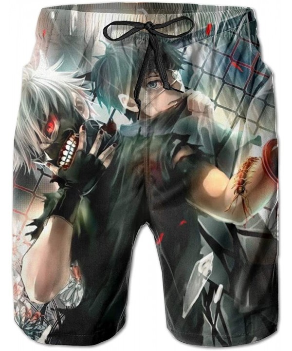 Adults Breathable Swim Trunks Swim Suit for Running Home - Japanese Anime Tokyo Ghoul Ken Kaneki 3 - CN19CSE325D $27.02-Trunks