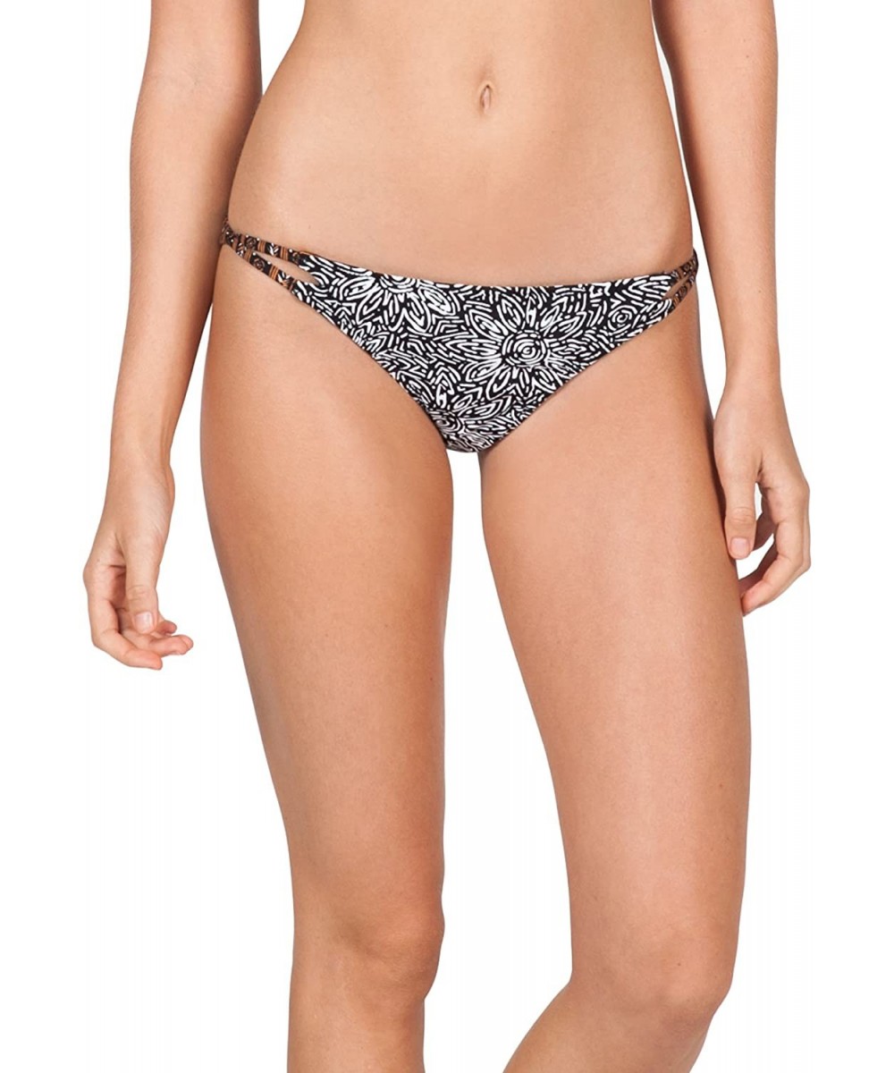 Women's Henna Spirit Reversible Full Bikini Bottom - Black - CA120IWTBAF $16.68-Bottoms