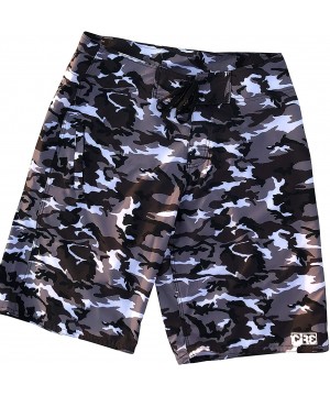 Commando 4-Way Stretch Men's Longer Length Boardshort - C3196D46XU8 $34.46-Board Shorts