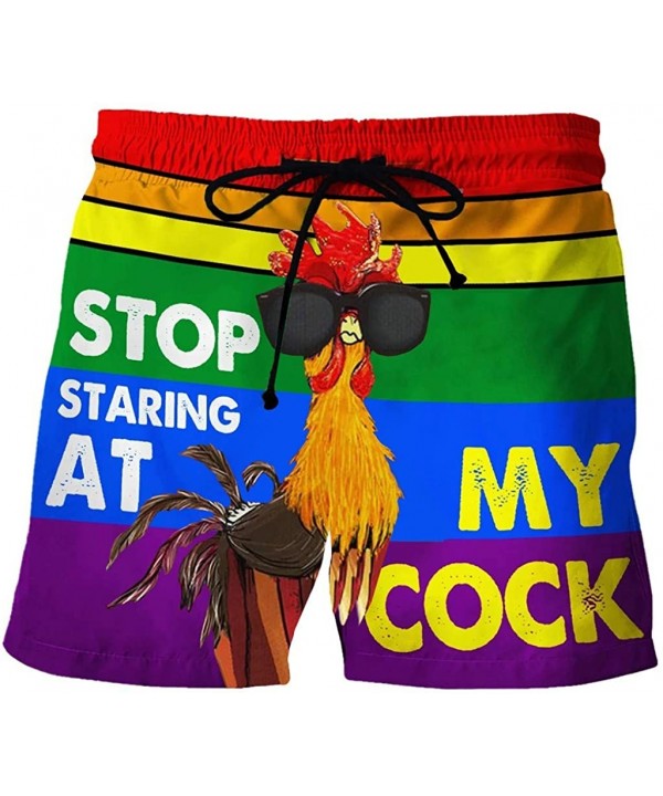 Come Here- L'll Pour You Some Beer- Rock Out with Your Cock Out- Turkey Swimming Trunks Mens Swim Shorts - Multicoloured 1 - ...