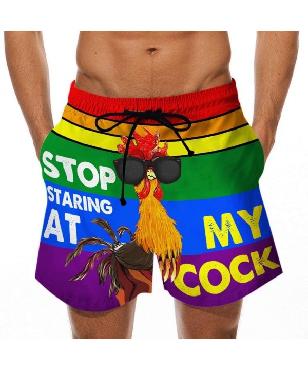 Come Here- L'll Pour You Some Beer- Rock Out with Your Cock Out- Turkey Swimming Trunks Mens Swim Shorts - Multicoloured 1 - ...