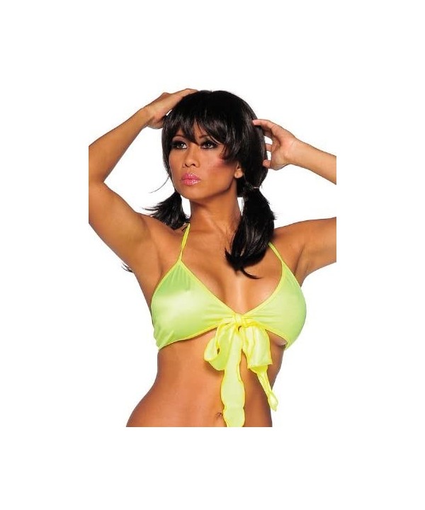 Bow Front Top from Silvermoon - Neon Yellow - C3114MKM1X5 $9.15-Tops