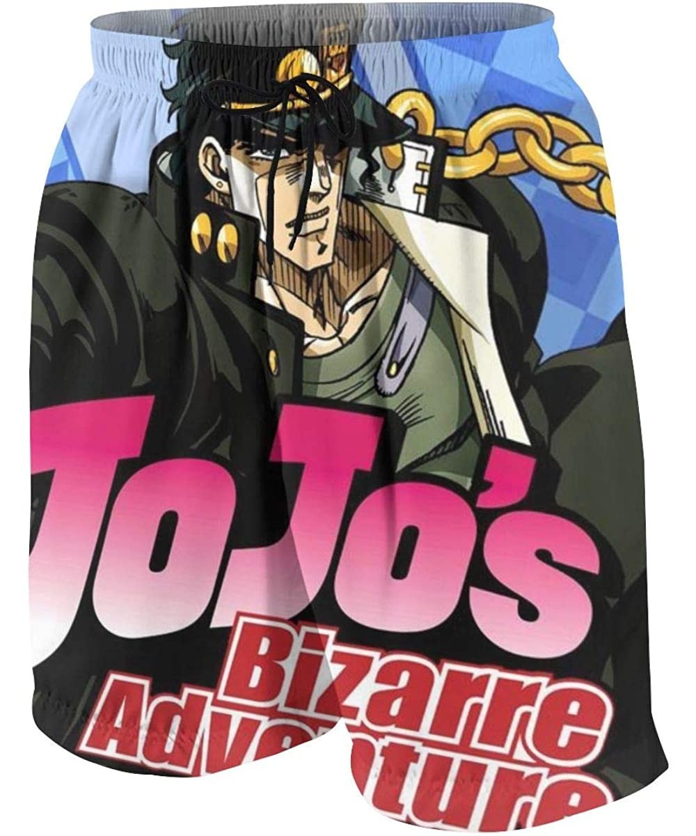 Boys Mens Swim Shorts Trunks Summer Beach Board Shorts - Jojo's Bizarre Adventure 5 - CD1978HEYDW $18.66-Board Shorts