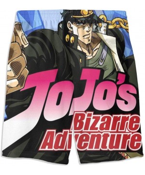 Boys Mens Swim Shorts Trunks Summer Beach Board Shorts - Jojo's Bizarre Adventure 5 - CD1978HEYDW $18.66-Board Shorts