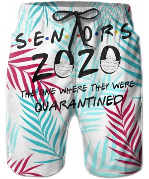 2020 Graduation Swimtrunks- Mens Beach Shorts- Class of 2020 Swim Wear- Summer Wear - The One Where Theya Were-mask (3) - CB1...