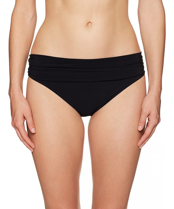 Women's Foldover Swimsuit Bottom - Tutti Frutti Black I - CI17YU34H48 $35.29-Tankinis