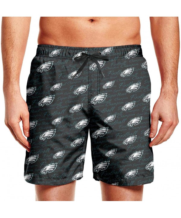 Mens Print Swim Trunks Casual Swimwear Board Shorts - White-604 - C4196U6YAXX $24.61-Board Shorts