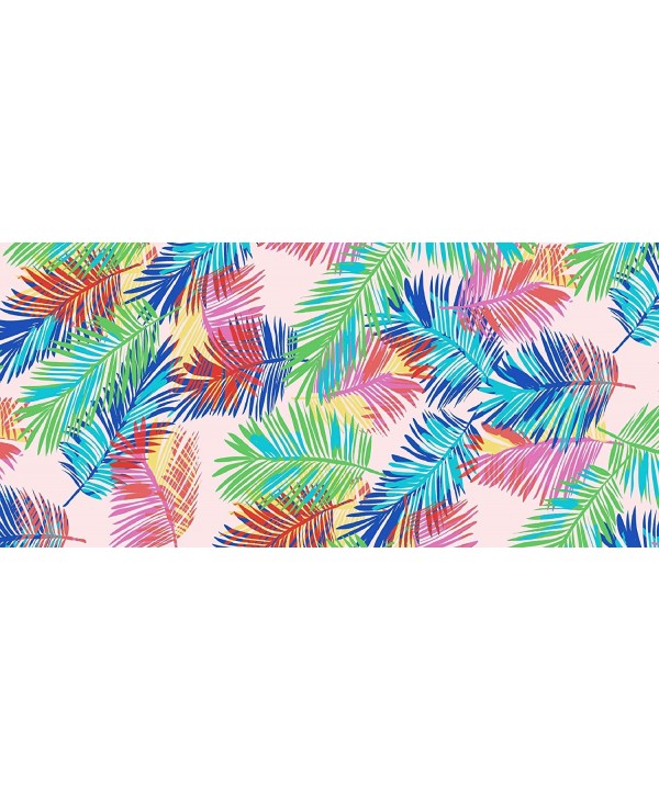 Women's Beach Towel Swimsuit Cover-up Wrap All-in-One - Bright Palms on Blush - C11965ODC28 $38.94-Cover-Ups