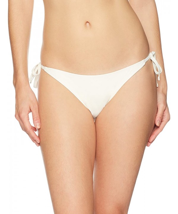 Women's Swimwear Sail Side Tie Bikini Bottom - Cream - CW187LRSYKG $18.00-Tankinis