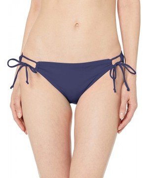 Women's Side Tie Hipster Bikini Swimsuit Bottom - Navy//Solids - CX18K20E2Z0 $20.52-Sets