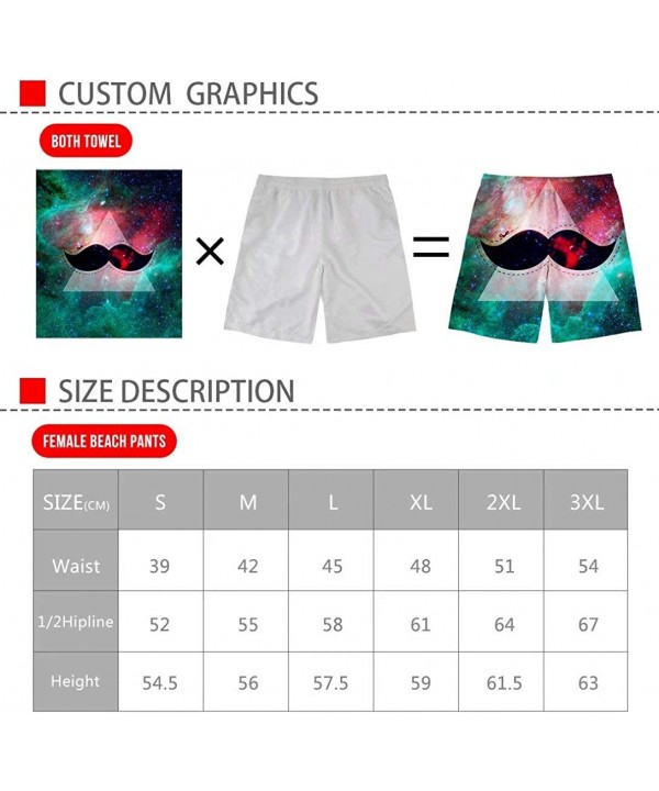 Loose Comfort Men Beach Shorts Cool 3D Printing Fast-Dry Surf Pants Fashion Board Shorts for Men - Sea-3 - CC18Q92X9GD $16.87...