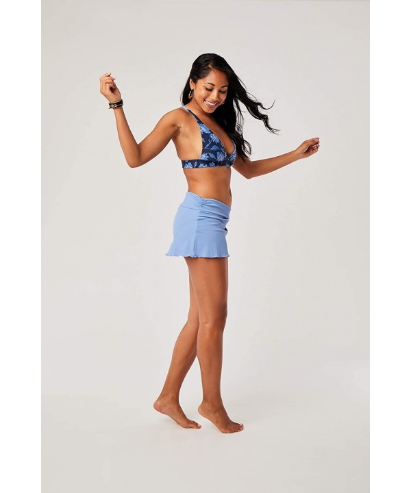 Womens Hoku Swim Skirt - Iris - C318U4THL6G $38.31-Tankinis