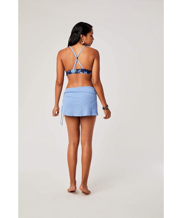 Womens Hoku Swim Skirt - Iris - C318U4THL6G $38.31-Tankinis