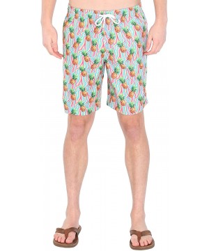 Swim Shorts 9 inch - Groovy Pineapple - C4192ME50H3 $20.49-Trunks