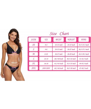 Bitcoin Symbols Women Tie Side Bottom Padded Top Triangle Bikini Two Piece Swimsuit - Anchor Flamingo - CO18UE24E6Z $38.78-Sets