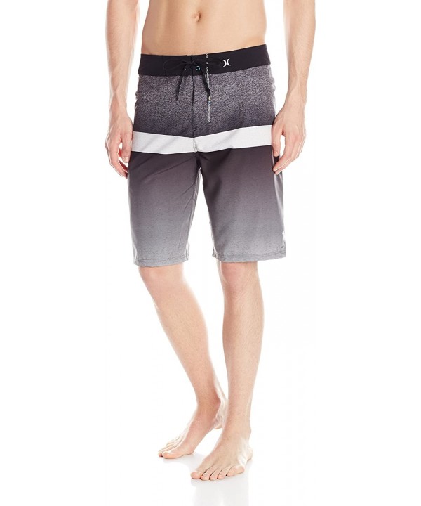 Men's Blocked Phantom Boardshort - Black - C611TO6MM13 $55.44-Board Shorts