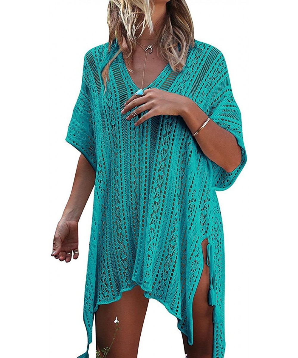 Women's Summer Swimsuit Bikini Beach Swimwear Cover up - Green - C7180M5WLOZ $16.09-Cover-Ups