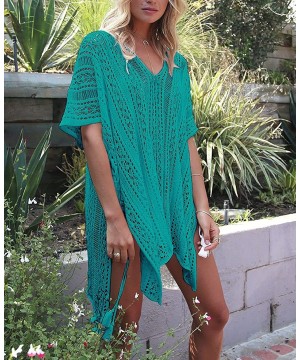 Women's Summer Swimsuit Bikini Beach Swimwear Cover up - Green - C7180M5WLOZ $16.09-Cover-Ups