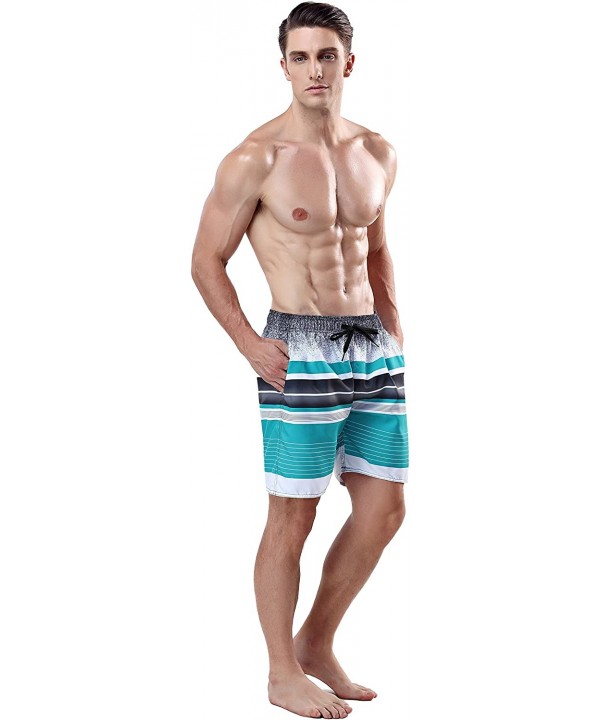 Men's Swim Trunks - Elegant Black - CJ186989226 $14.01-Board Shorts