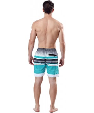 Men's Swim Trunks - Elegant Black - CJ186989226 $14.01-Board Shorts