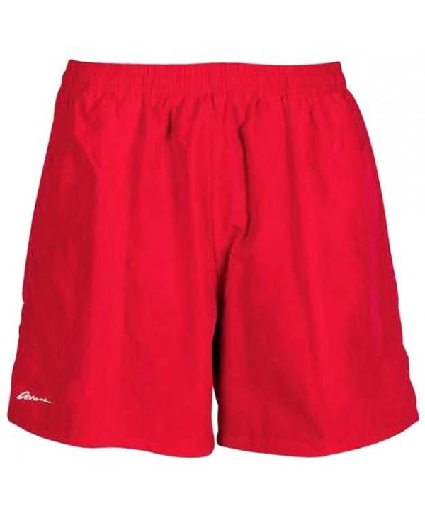 Men's Ocean Solid Water Short - Red - CB113M8A9MR $8.90-Trunks