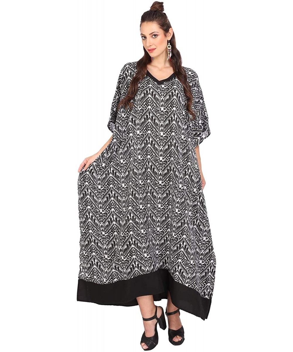 Kaftan Dress - Caftans for Women Women's Caftans Suiting Teens to Adult Women in Regular to Plus Size 119 black - C019CIA0DGT...