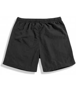 Men's Trunks Shorts Summer Quick Dry Beach Surfing Running Swimming Watershort - Black - CF18RRZ5DG8 $17.01-Board Shorts