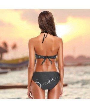 Women Solar System Planet Space Tie Side Bikini String Bathing Suits 2010071 - 2010071 - C518WE4HOOW $28.28-Sets