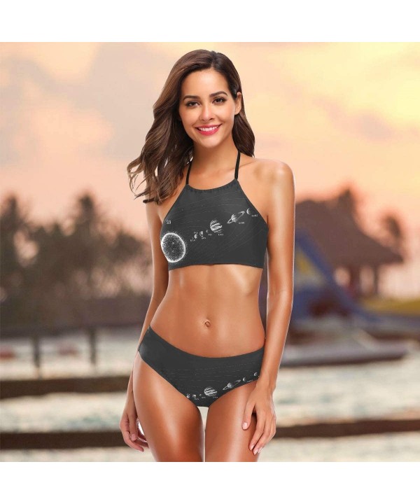 Women Solar System Planet Space Tie Side Bikini String Bathing Suits 2010071 - 2010071 - C518WE4HOOW $28.28-Sets