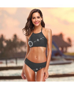 Women Solar System Planet Space Tie Side Bikini String Bathing Suits 2010071 - 2010071 - C518WE4HOOW $28.28-Sets