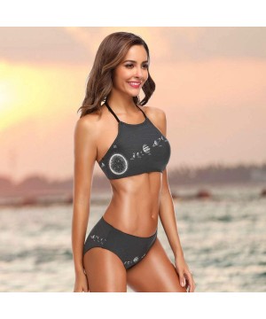 Women Solar System Planet Space Tie Side Bikini String Bathing Suits 2010071 - 2010071 - C518WE4HOOW $28.28-Sets