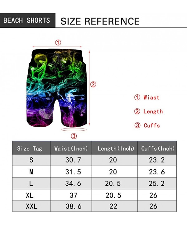 Mens Summer Swim Trunks 3D Graphic Quick Dry Funny Beach Board Shorts with Mesh Lining - American Flag - C118GLO8I6X $23.88-T...