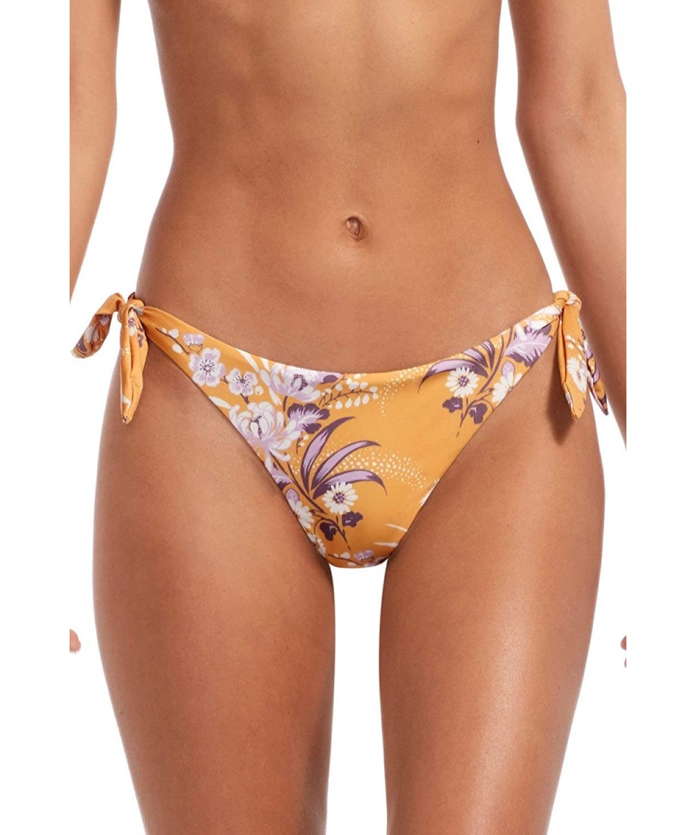 Gidget Tie-Side Bikini Bottom - Soleada Flora - C518QEIS53Y $50.77-Tankinis