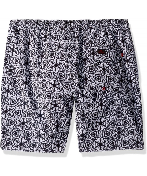 Men's Atlantic Quick Dry Swim Trunks with Mesh Lining - Black - CU18KD0L5G5 $19.74-Trunks