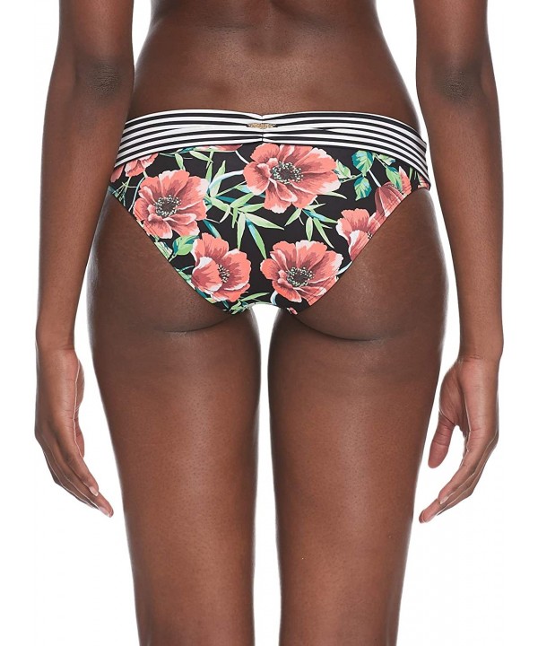 Women's Hipster Bikini Bottom Swimsuit - Sipura Floral Print - CE18I9WWDMR $23.16-Bottoms