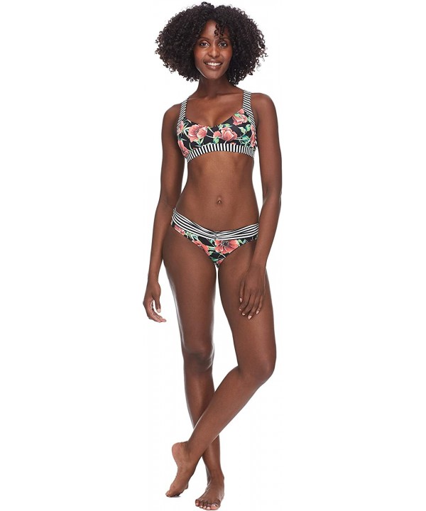 Women's Hipster Bikini Bottom Swimsuit - Sipura Floral Print - CE18I9WWDMR $23.16-Bottoms